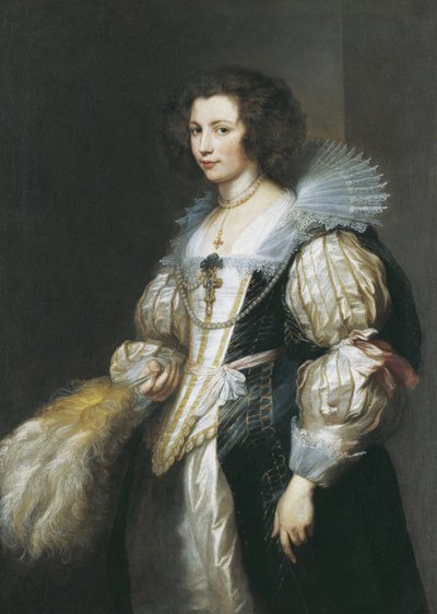 Portrait of Maria de Tassis by Anthony van Dyck