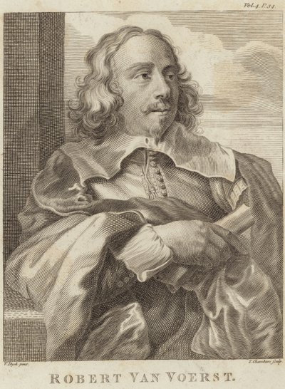 Portrait of Robert van Voerst by Anthony van Dyck