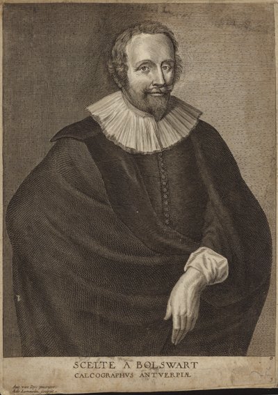 Portrait of Schelte a Bolswert by Anthony van Dyck