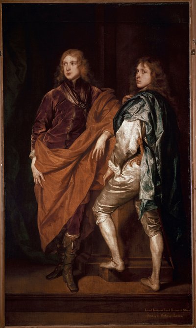 Portrait of Two English Gentlemen (School of Antonie Van Dyck) by Anthony van Dyck