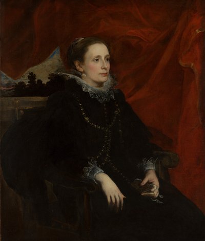 Portrait of a Woman, Called the Marchesa Durazzo by Anthony van Dyck