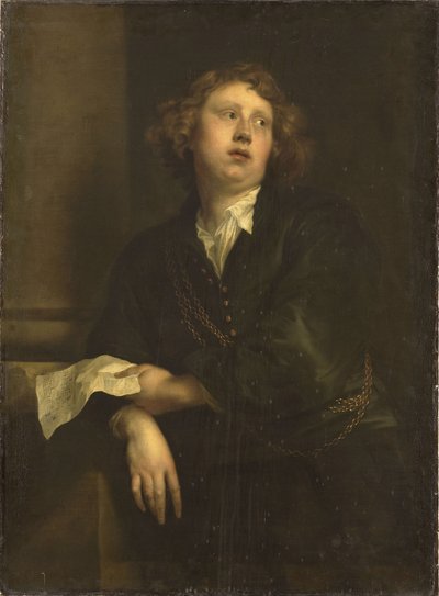 Portrait of the Composer Henricus Liberti by Anthony van, Dyck
