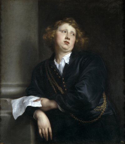 Portrait of the Composer and Organist Henricus Liberti, 1610-1669 by Anthony van Dyck