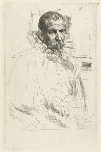 Portrait of Pieter Brueghel the Younger by Anthony van Dyck