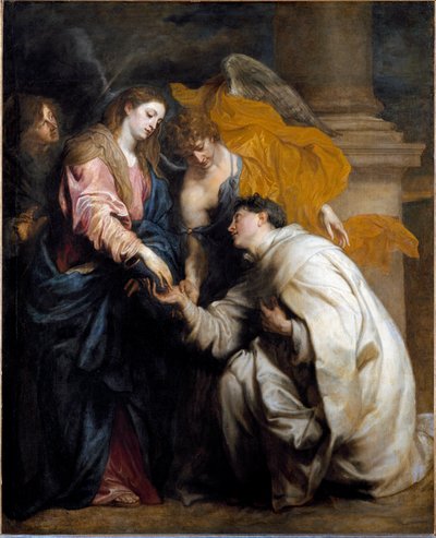 Saint Hermann Joseph worshipping the Virgin by Anthony van Dyck