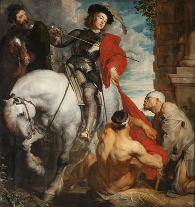 Saint Martin of Tours dividing his cloak by Anthony van Dyck