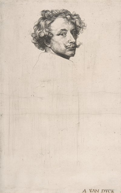 Self-Portrait (detail) by Anthony van Dyck
