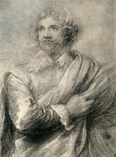 Study for the Painting of the Engraver, Peter De Jode the Younger by Anthony van Dyck