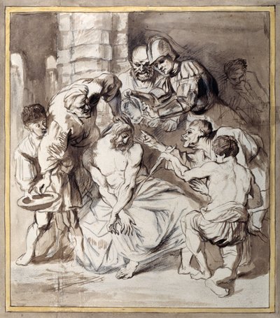The Mocking of Christ by Anthony van Dyck