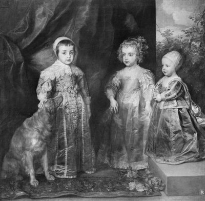 The Three Sons of Charles I, King of England, 1630s by Anthony van Dyck