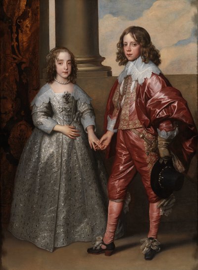 William II, Prince of Orange, and his Bride, Mary Stuart by Anthony van Dyck