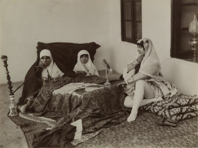 Ladies Reposing in the Harem by Antoin Sevruguin