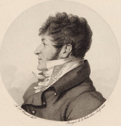 Portrait of the Composer Charles-Henri Plantade by Antoine Achille Bourgeois de La Richardiere