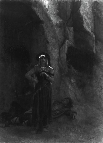 On Guard, 1860-70 by Antoine Auguste Ernest Hebert