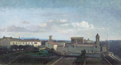 Rome, The Church of Trinità dei Monti by Antoine Auguste Ernest Herbert or Hebert
