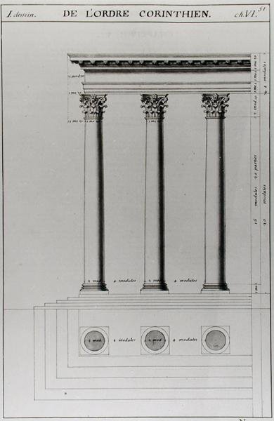 Ms 1031 Fol.51 The Corinthian Order, from 