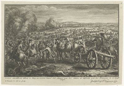 Attack of the Allies on a French Artillery Transport, 1747 (series title) by Antoine Benoist