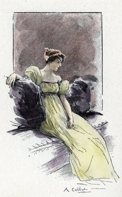 Portrait of Josephine de Beauharnais just before her marriage with Napoleon Bonaparte by Antoine Calbet