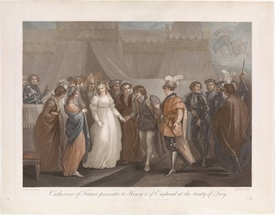 Catherine of Valois and King Henry V of England by Antoine Cardon