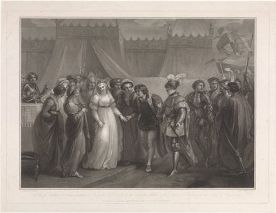 Catherine of Valois and King Henry V of England by Antoine Cardon