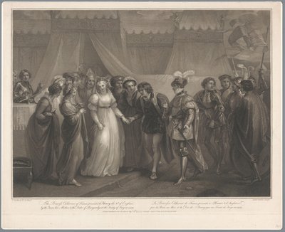 Catherine of Valois and King Henry V of England, 1420 by Antoine Cardon
