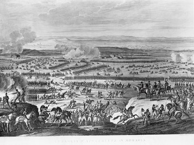 Opposing sides during the Battle of Austerlitz by Antoine Charles Horace Vernet