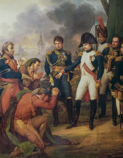 Napoleon Bonaparte on the Outskirts of Madrid, December 7 by Antoine Charles Horace Vernet