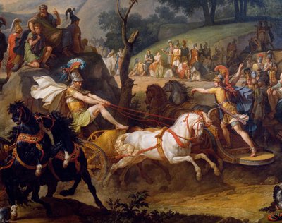 Funeral Games in Honour of Patroclus, (detail) by Antoine Charles Horace Vernet