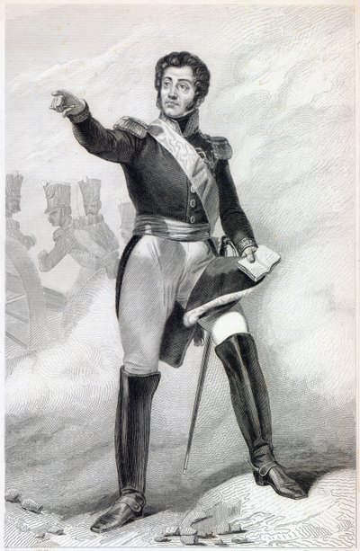 Gabriel Jean Joseph Molitor, Count and Marshal of France by Antoine Charles Horace Vernet