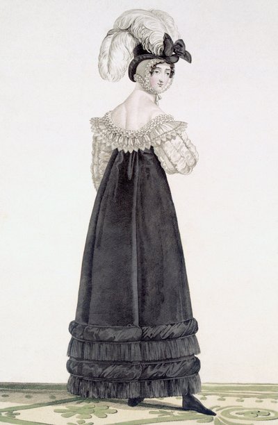 Lady in Velvet Morning Dress, Plate 24 from the 