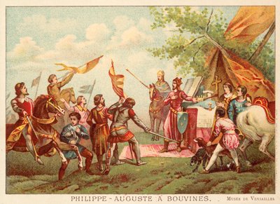 Philip Augustus of France at Bouvines, 1214 by Antoine Charles Horace Vernet