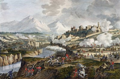 The Battle of Roveredo, 18 Fructidor, Year 4 (September 1796) engraved by Jean Duplessi-Bertaux by Antoine Charles Horace Vernet