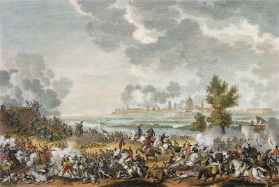 The Battle of S. Giorgio di Mantova, 29 Fructidor, Year 4 (September 1796) engraved by Jean Duplessi-Bertaux by Antoine Charles Horace Vernet