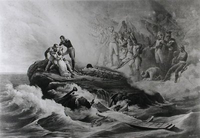 The Farewell of the Bertrand Family, St. Helena, c.1821-36 by Antoine Charles Horace Vernet