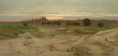 The Marl Pit at Mulcent: Evening by Antoine Chintreuil
