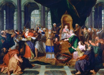 Athaliah Expelled from the Temple by Antoine Coypel