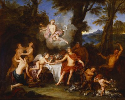 The Alliance of Bacchus and Cupid by Antoine Coypel