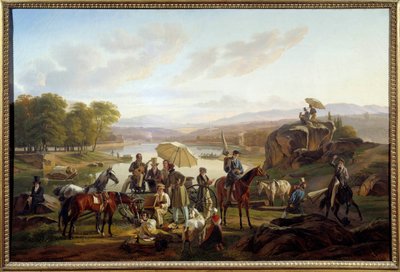 The Stop of Lyon Artists on Barbe Island in Lyon by Antoine Duclaux