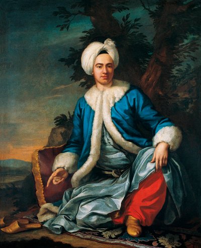 Portrait of a European in Turkish Costume by Antoine Favray