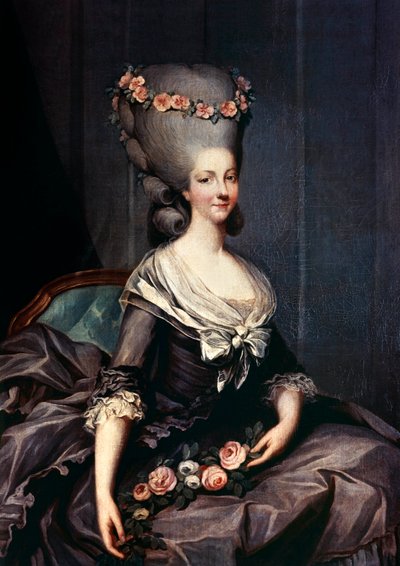 Marie-Therese of Savoy-Carignan, Princess of Lamballe by Antoine Francois (after) Callet