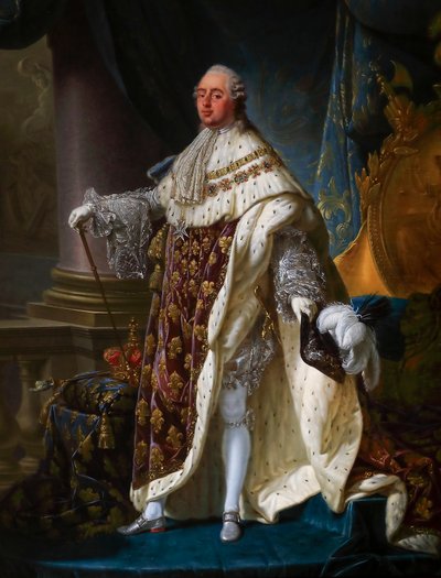 Louis XVI, in coronation costume by Antoine François Callet