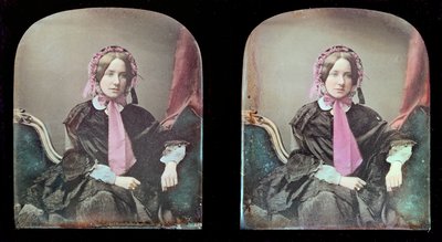 Portrait of a woman by Antoine Francois Jean Claudet