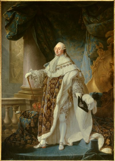 Portrait of Louis XVI in His Coronation Robes by Antoine François Callet