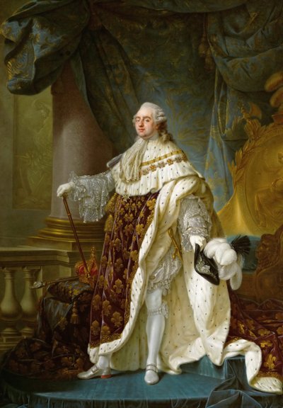 Portrait of King Louis XVI in His Coronation Robes, 1779 by Antoine François Callet