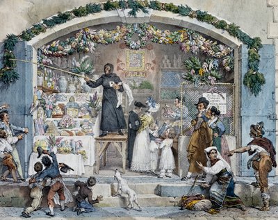 Befana in Rome by Antoine Jean Baptiste Thomas