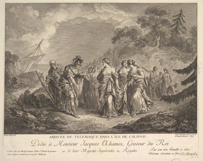 Arrival of Telemachus at the Island of Calypso by Antoine Jean Duclos