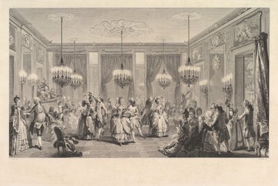 Le Bal Paré, 1774 by Antoine Jean Duclos