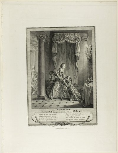 The Event at the Ball, from Monument of the Physical and Moral Costume of the Late Eighteenth Century by Antoine Jean Duclos