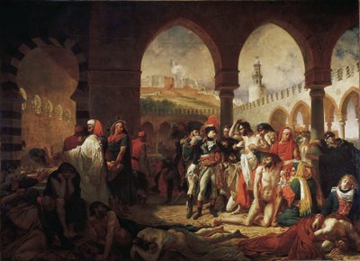 Bonaparte Visiting the Plague Victims of Jaffa by Antoine Jean Gros