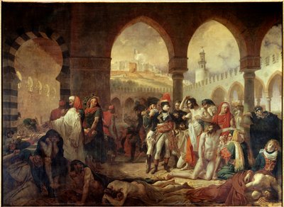 Napoleon Bonaparte Visiting the Pestiferes of Jaffa on 11/03/1799 by Antoine Jean Gros